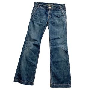 Vintage Y2K BR Wide Leg Low Rise Jeans